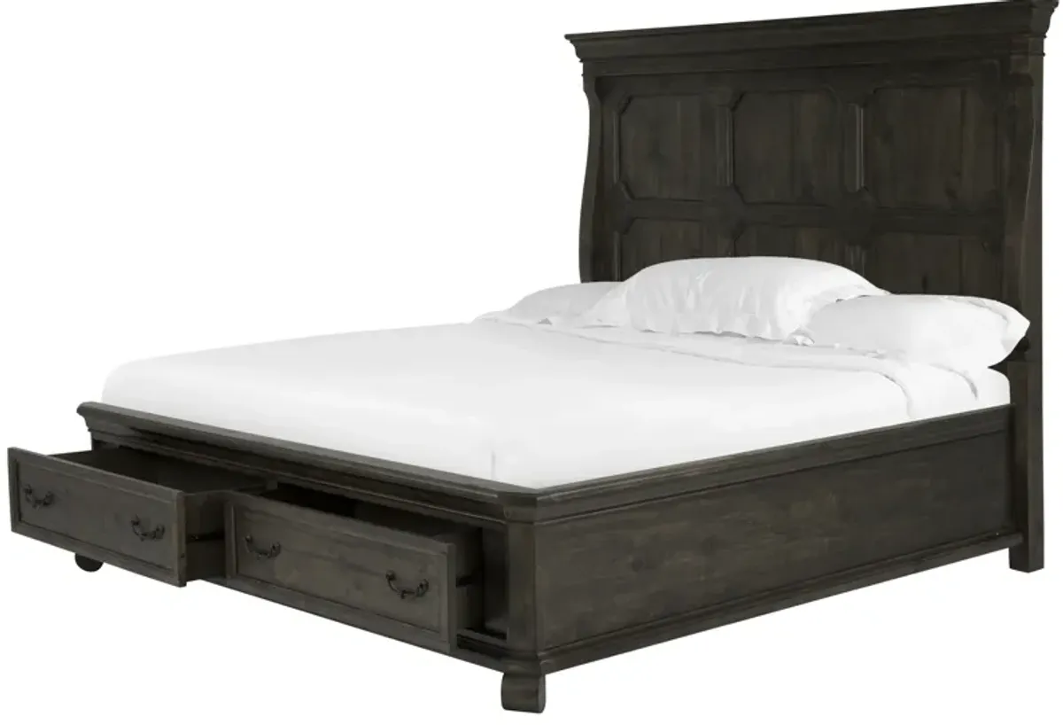 Bellamy Complete King Panel Storage Bed