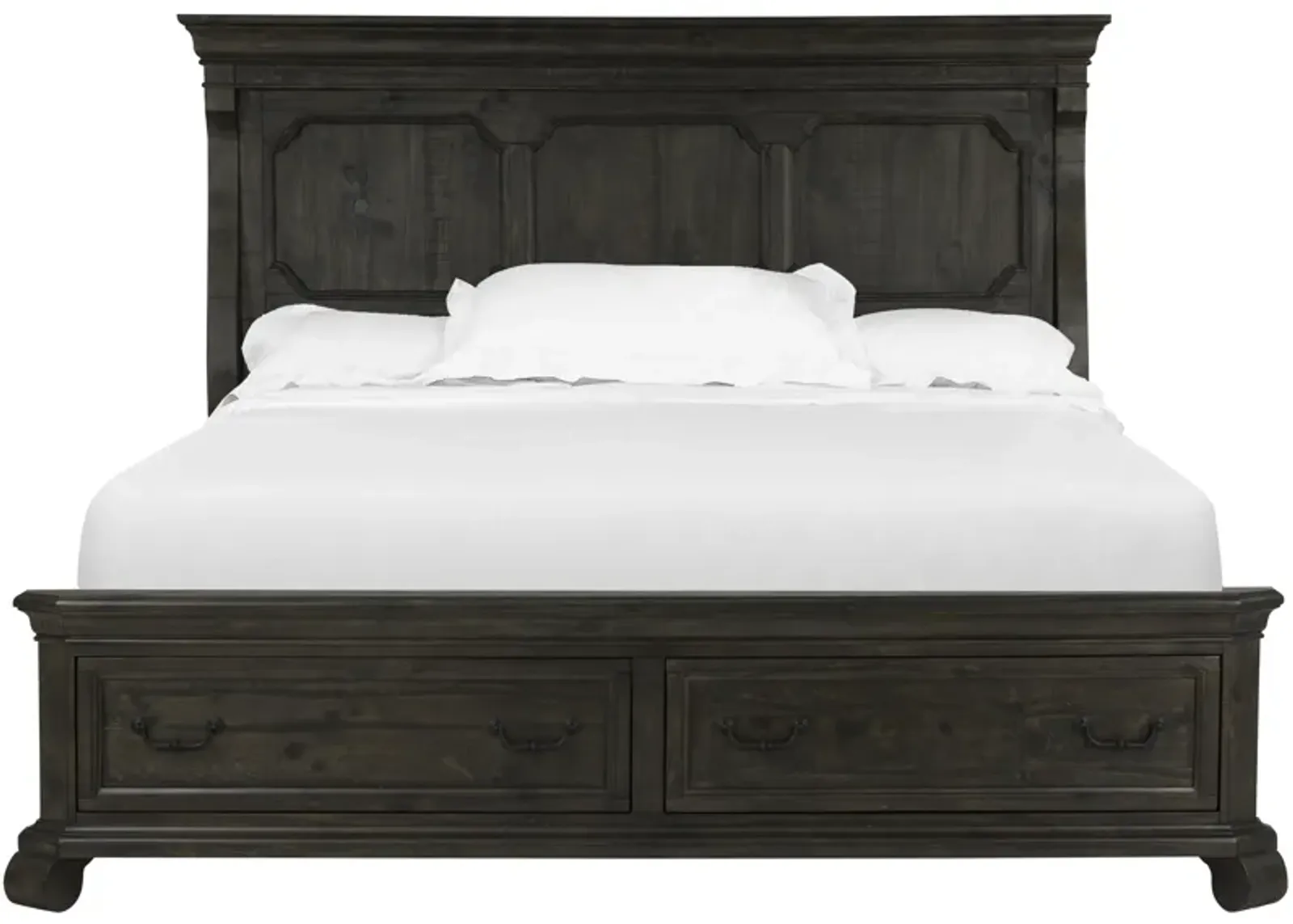 Bellamy Complete King Panel Storage Bed