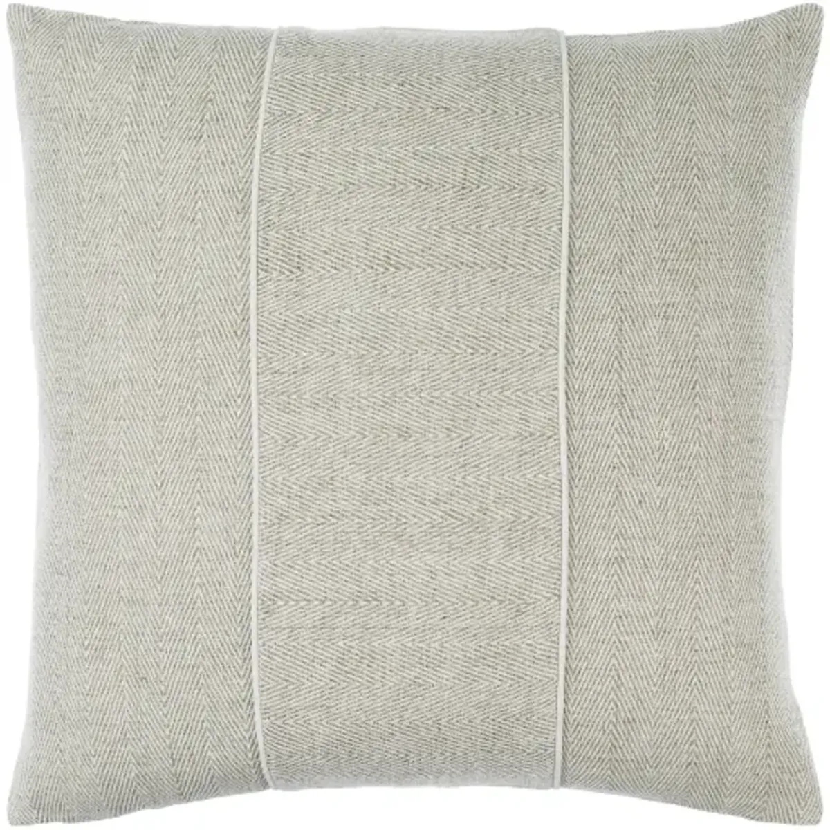 Stitched Linen SCE-001 18"L x 18"W Accent Pillow  - Shell Only