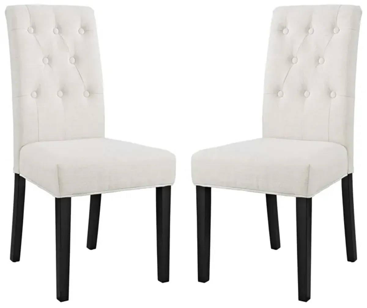 Confer Dining Side Chair Fabric Set of 2