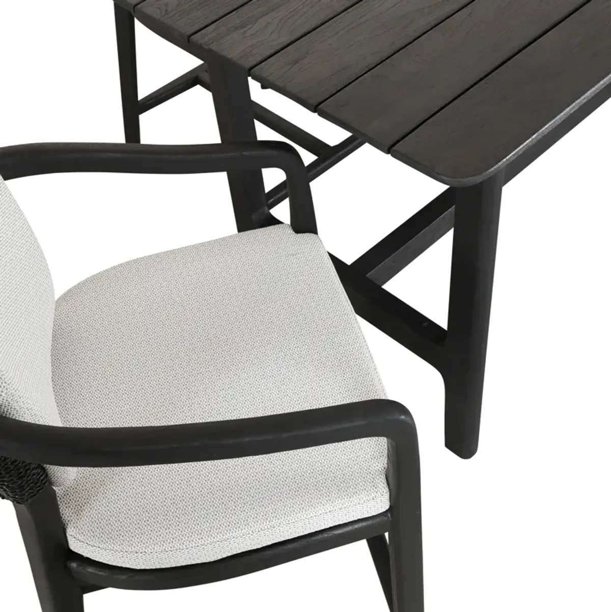 Dawn 67" Outdoor Counter Table Black 