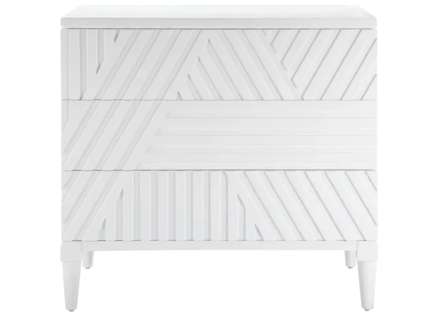 Colby White Drawer Chest