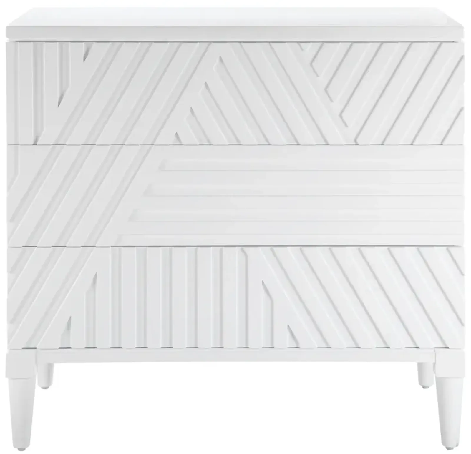 Colby White Drawer Chest