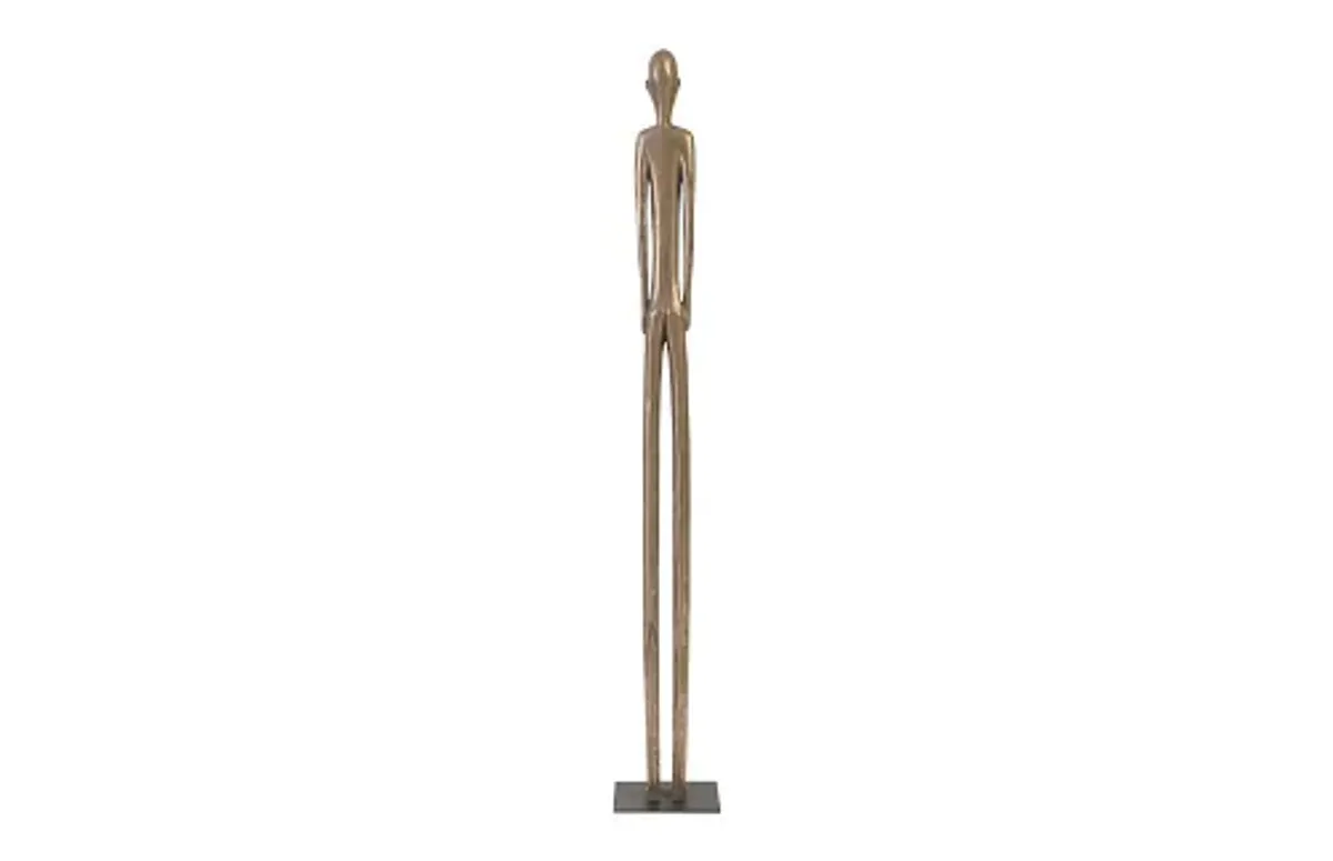 bulol sculpture,  polished bronze, md