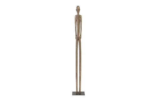 bulol sculpture,  polished bronze, md