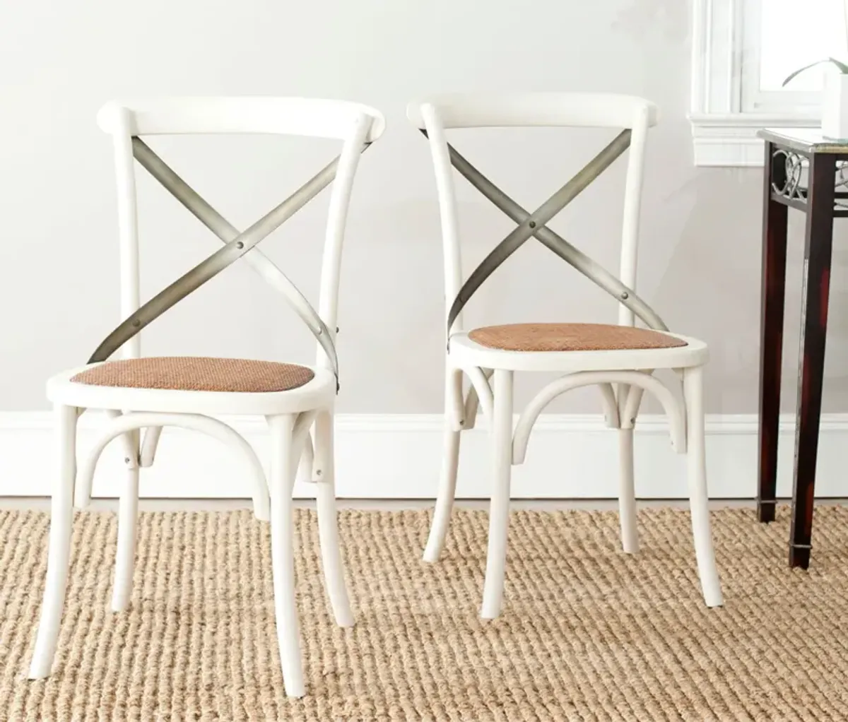 ELEANOR 18''H X BACK FARMHOUSE SIDE CHAIR - Set of 2