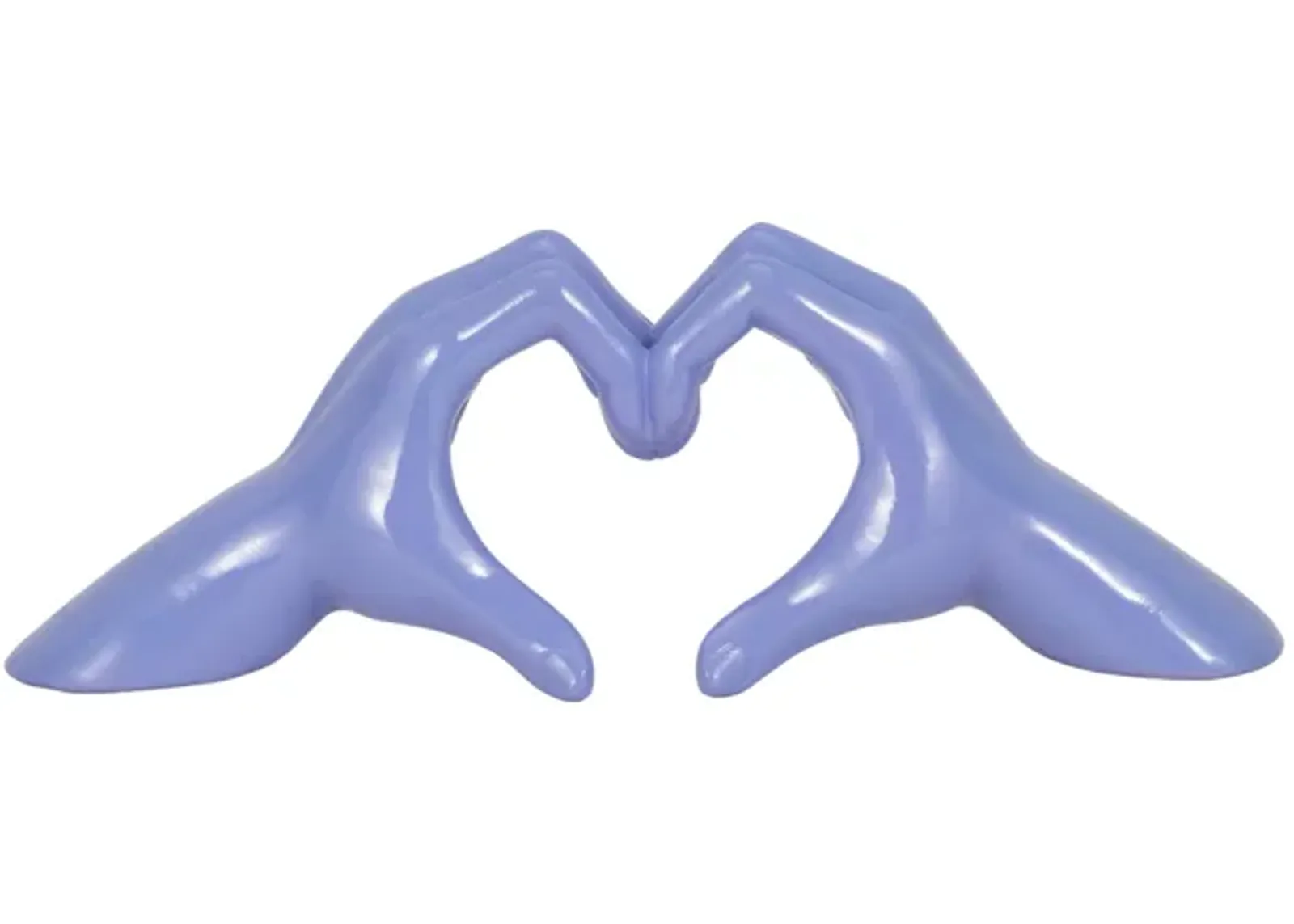 15" Heart Hands, Purple