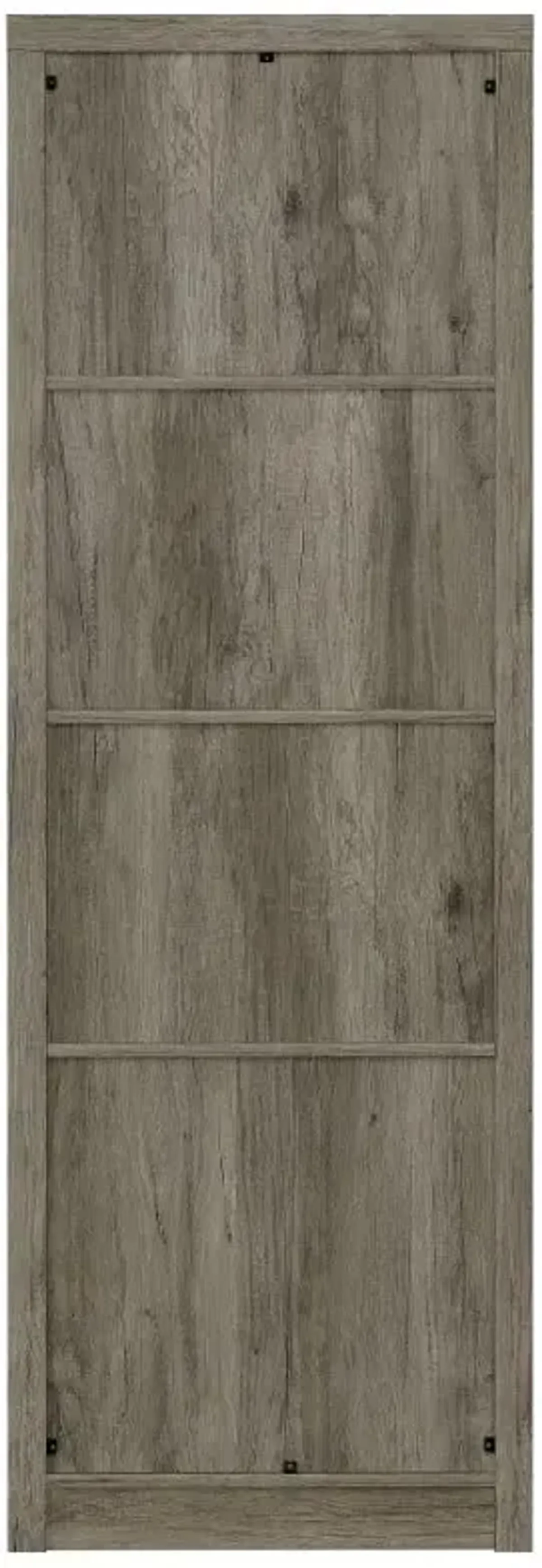 Burke 3-shelf Media Tower With Storage Cabinet Grey Driftwood