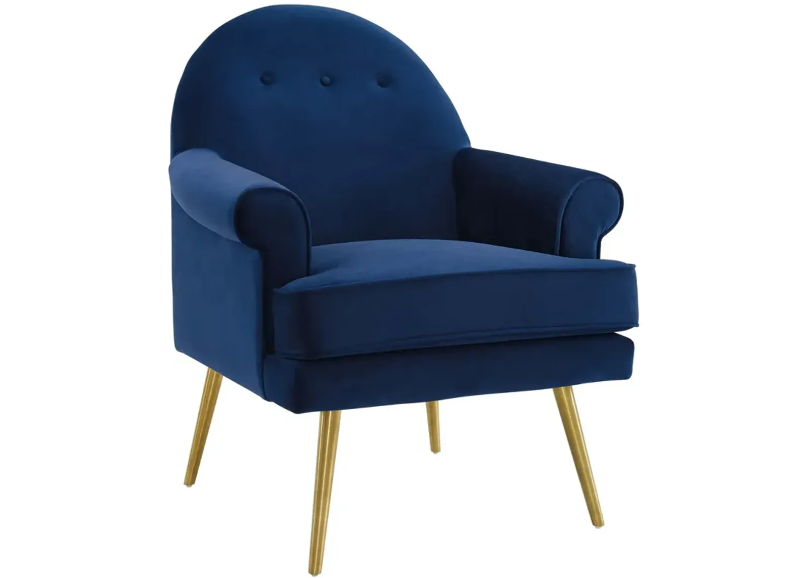 Revive Tufted Button Accent Performance Velvet Armchair