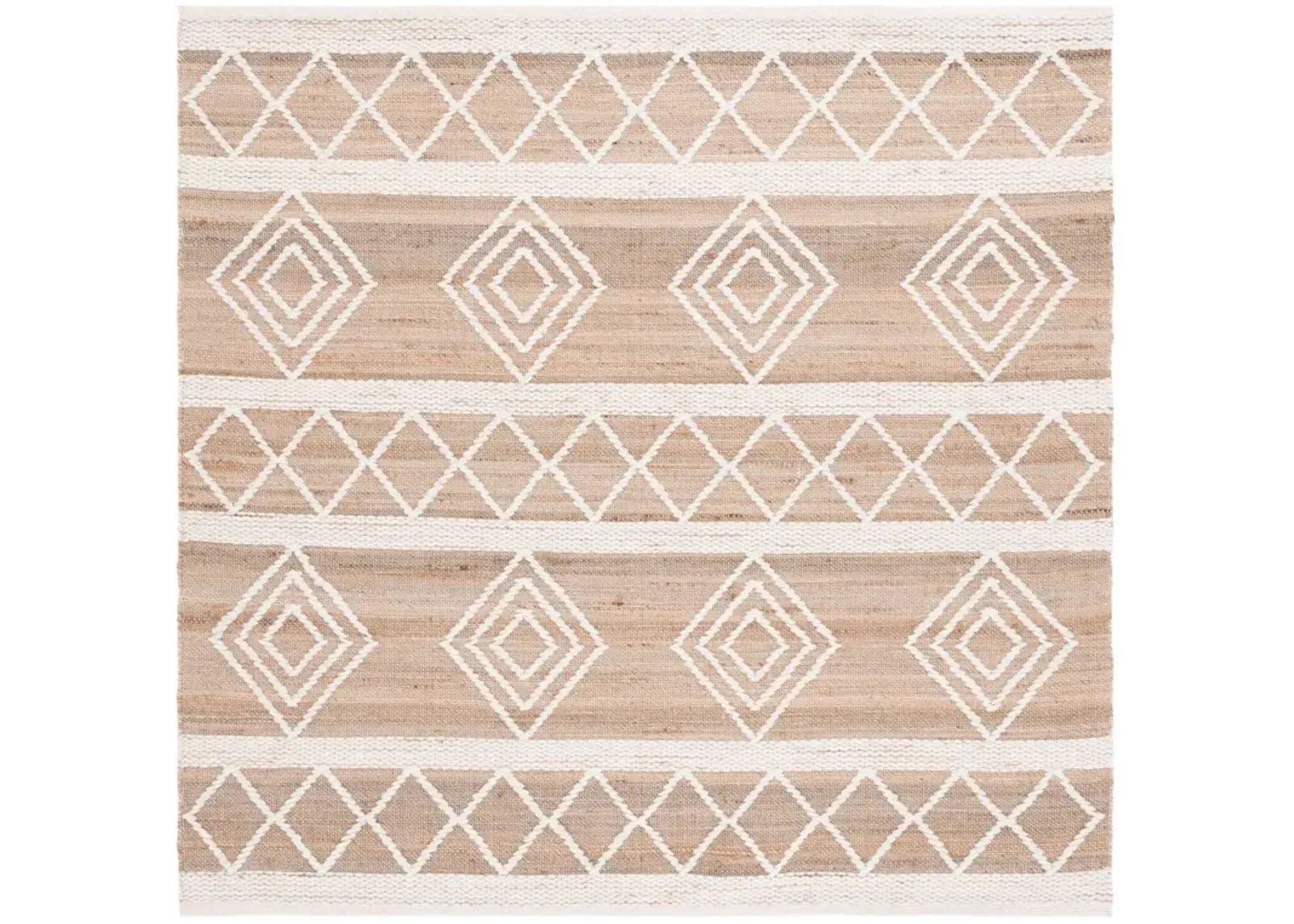 NATURAL FIBER 276 NATURAL  6' x 6' Square Square Rug