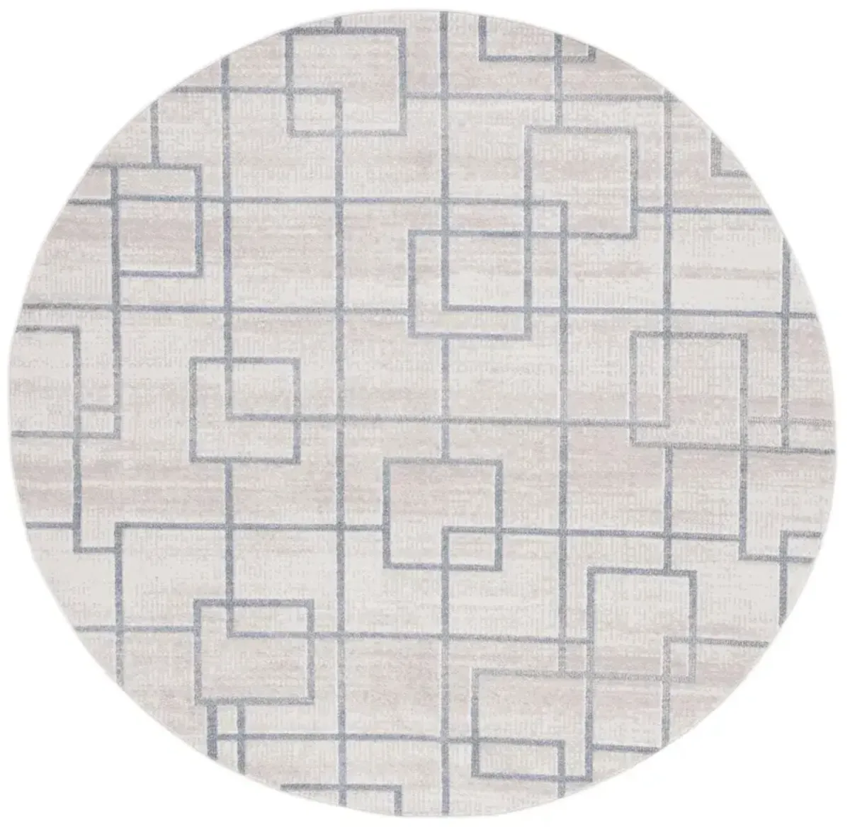 BLAIR WASHABLE 238 Grey 6'-7' X 6'-7' Round Round Rug