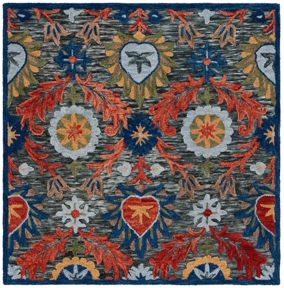 BLOSSOM Hand Tufted 6' x 6' Square area rug