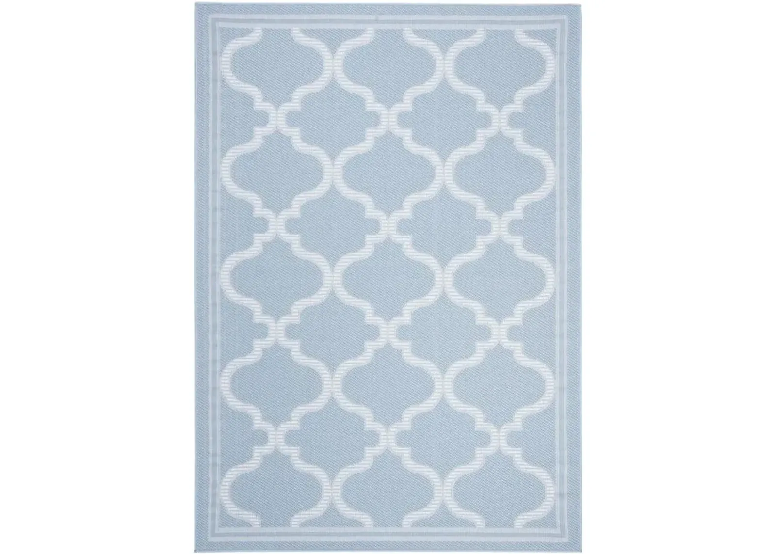 Safavieh BERMUDA 800 Collection BMU810M-8 Light Blue / Ivory 8' X 10'