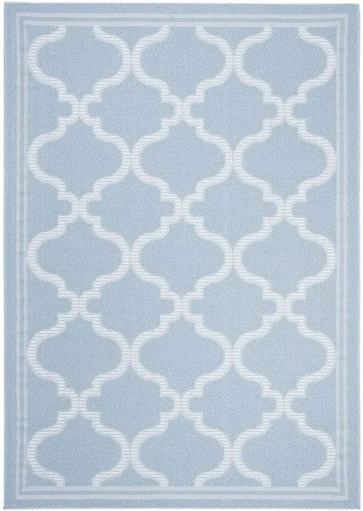 Safavieh BERMUDA 800 Collection BMU810M-8 Light Blue / Ivory 8' X 10'