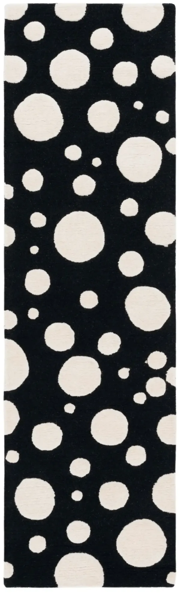 CAMBRIDGE 147 BLACK  2'-3' x 8' Runner Rug