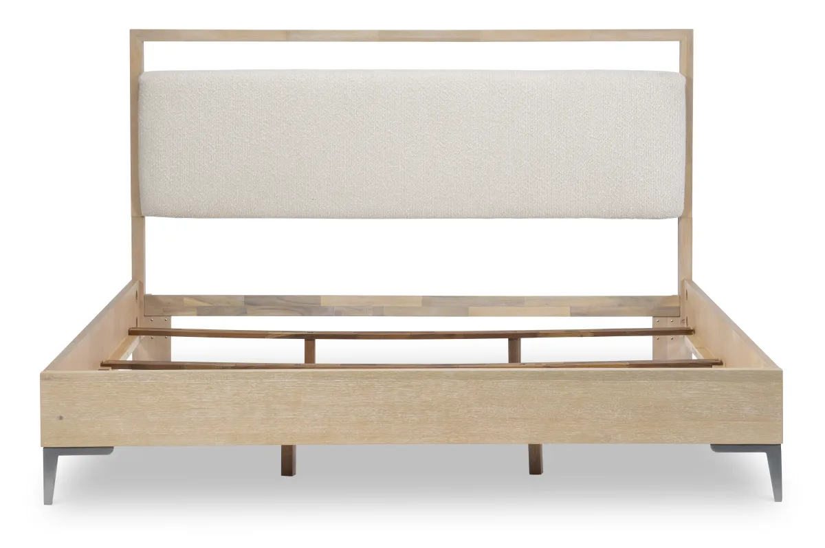 Biscayne Complete Upholstered Queen Bed 