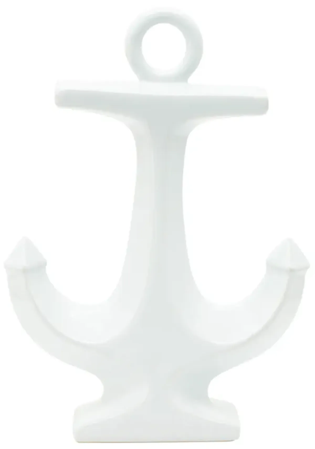 White Ceramic Anchor 10"