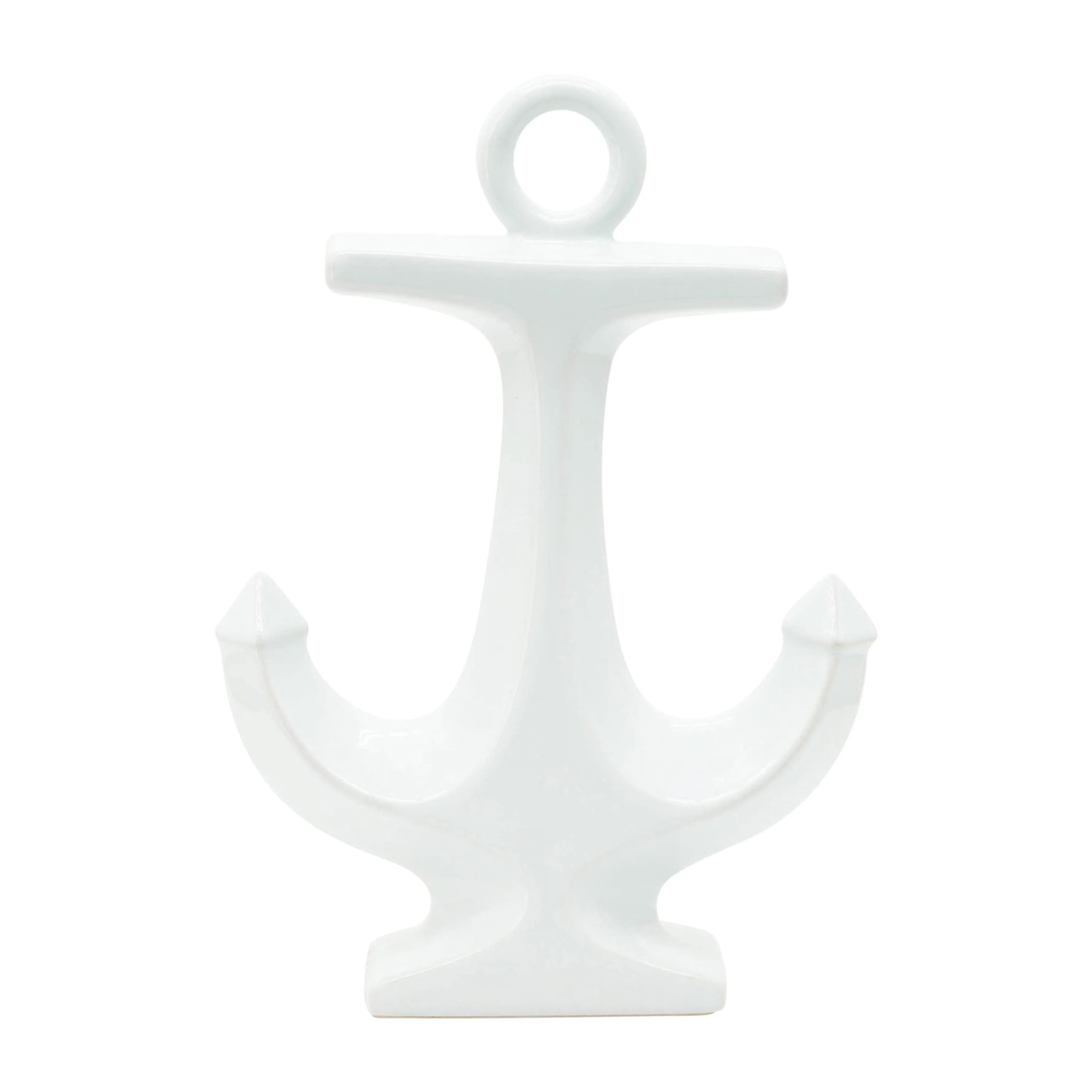 White Ceramic Anchor 10"