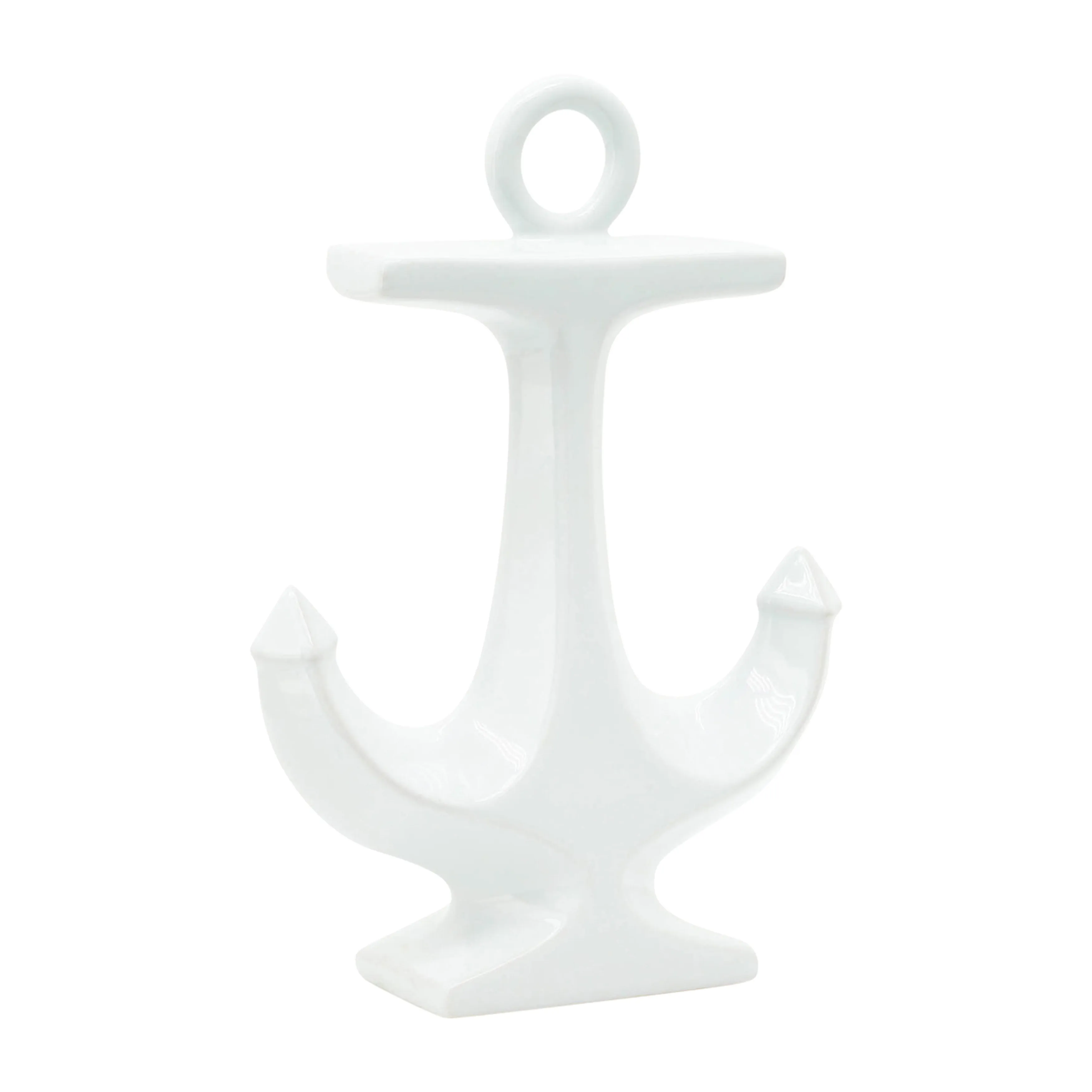 White Ceramic Anchor 10"