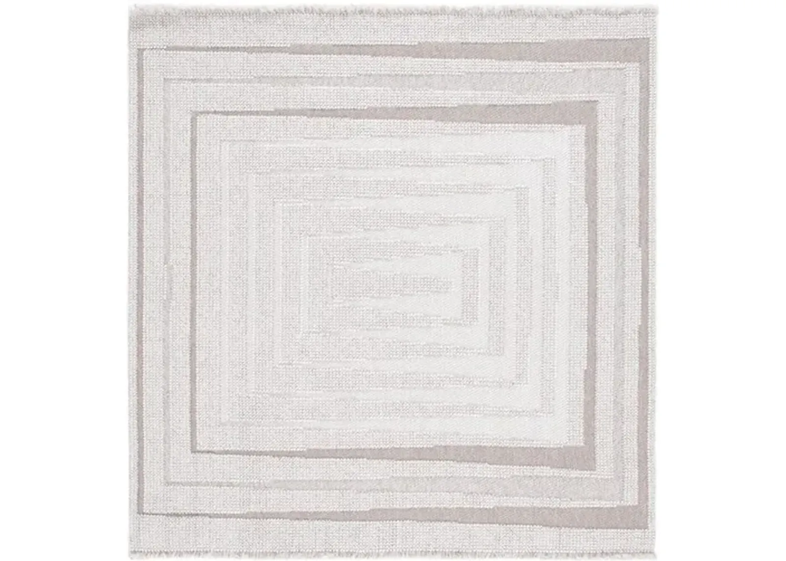 LOTUS 109 Beige 6'-7' X 6'-7' Square Square Rug