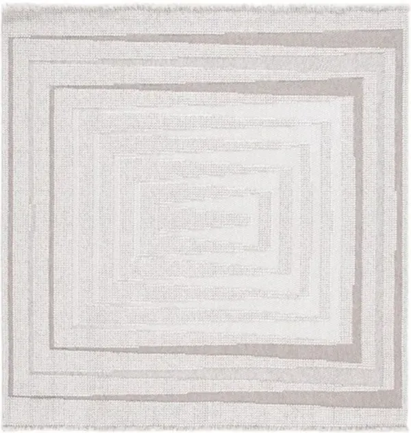 LOTUS 109 Beige 6'-7' X 6'-7' Square Square Rug