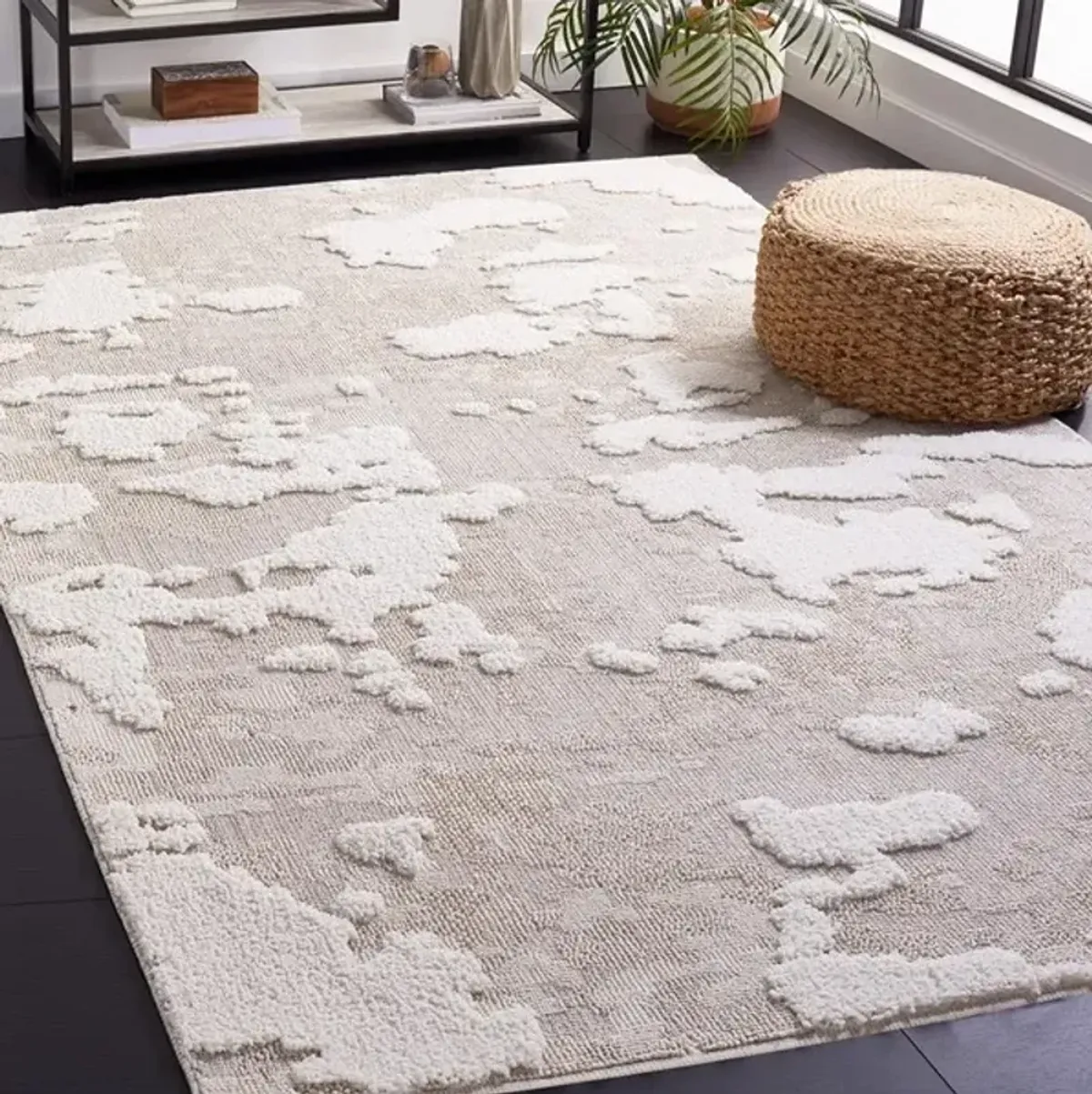 TRENDS 100 Beige 9' X 12' Large Rectangle Rug