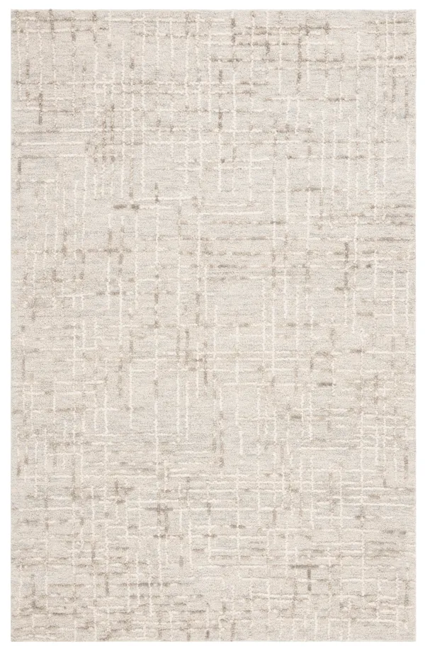 ABSTRACT Hand Tufted 3' x 5' area rug