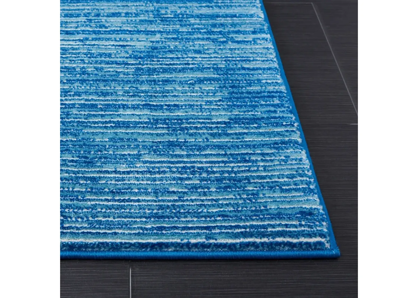 VISION 606 BLUE 5' x 5' Square Square Rug