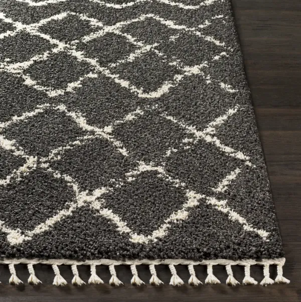 Berber Shag BBE-2307 3'11" x 5'7" Machine Woven Rug