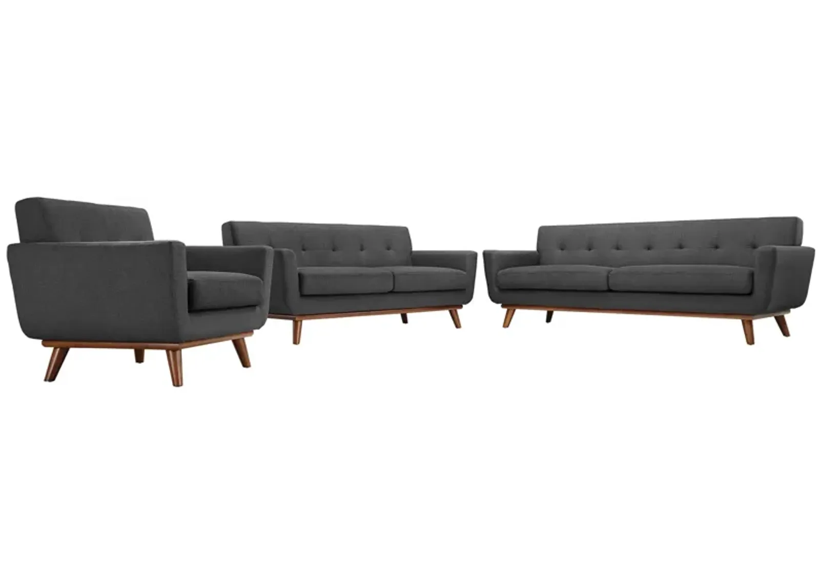 Engage Sofa Loveseat and Armchair Set of 3