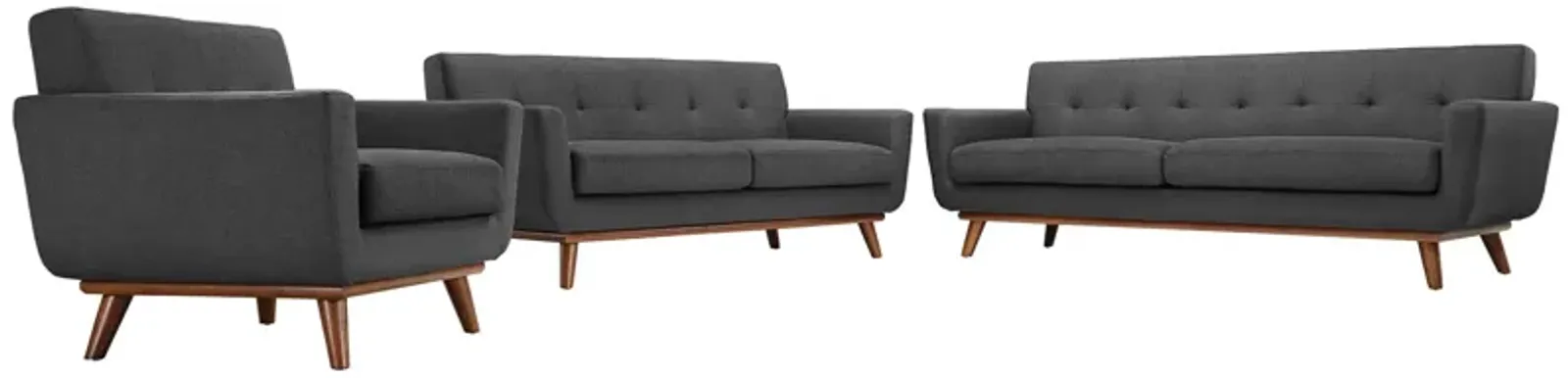 Engage Sofa Loveseat and Armchair Set of 3