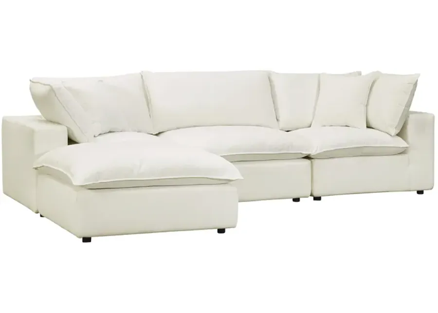 Cali Natural Modular 4 Piece Sectional