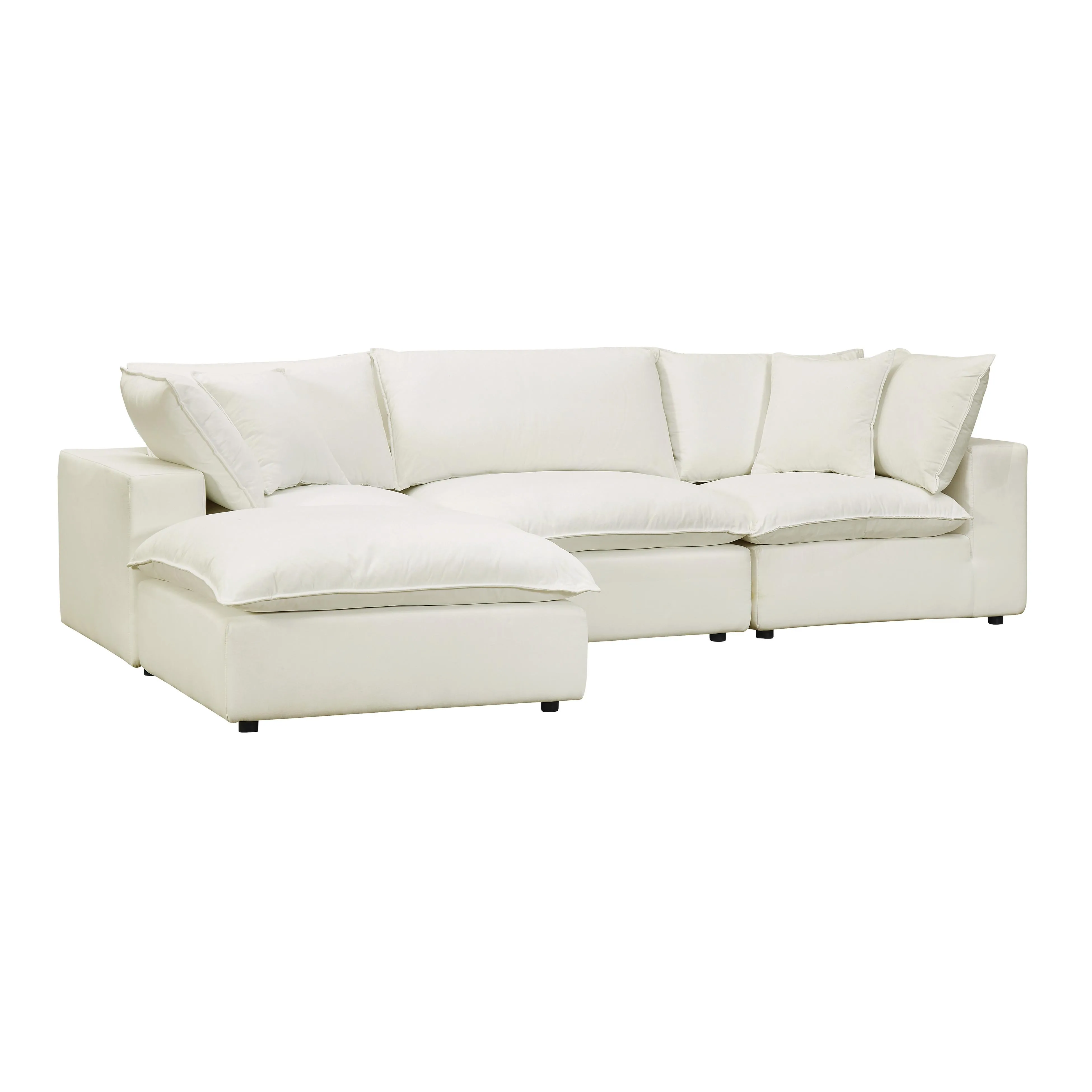 Cali Natural Modular 4 Piece Sectional