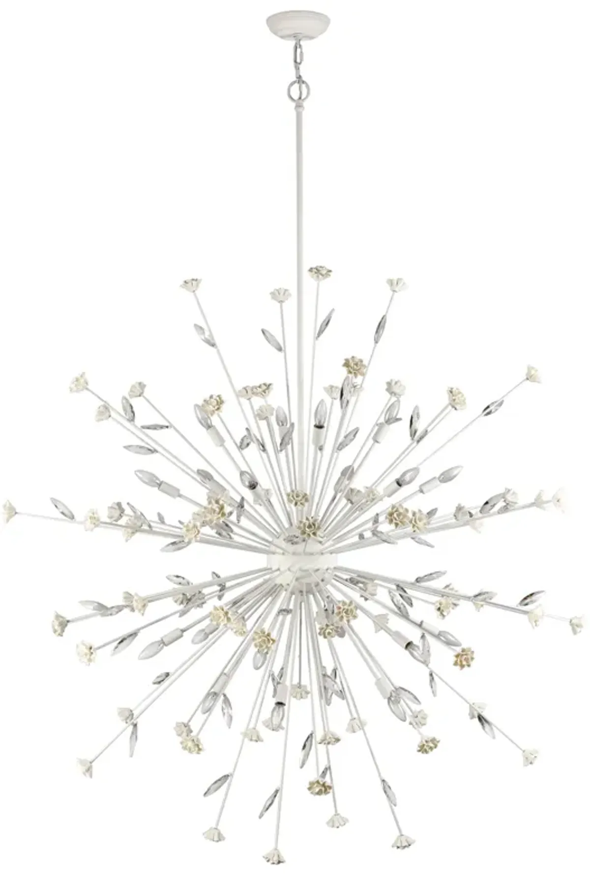 Adelaide 59.5'' Wide 20-Light Chandelier - Textured White