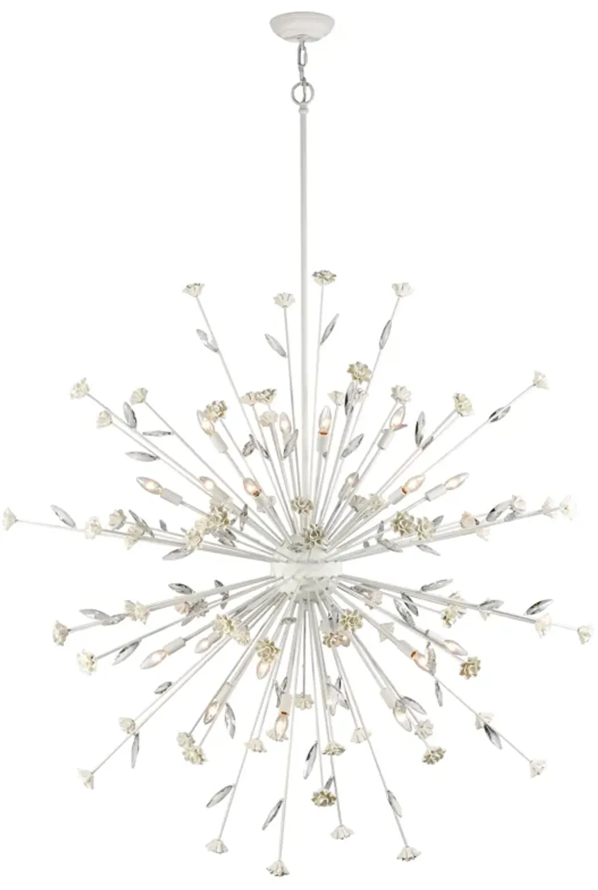 Adelaide 59.5'' Wide 20-Light Chandelier - Textured White