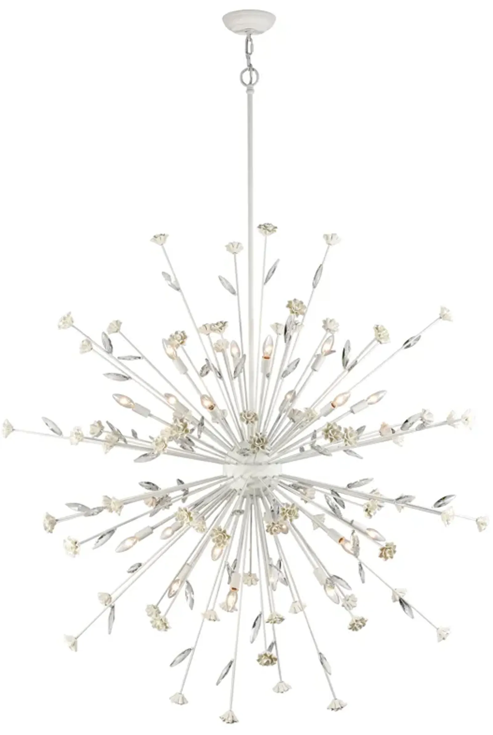 Adelaide 59.5'' Wide 20-Light Chandelier - Textured White