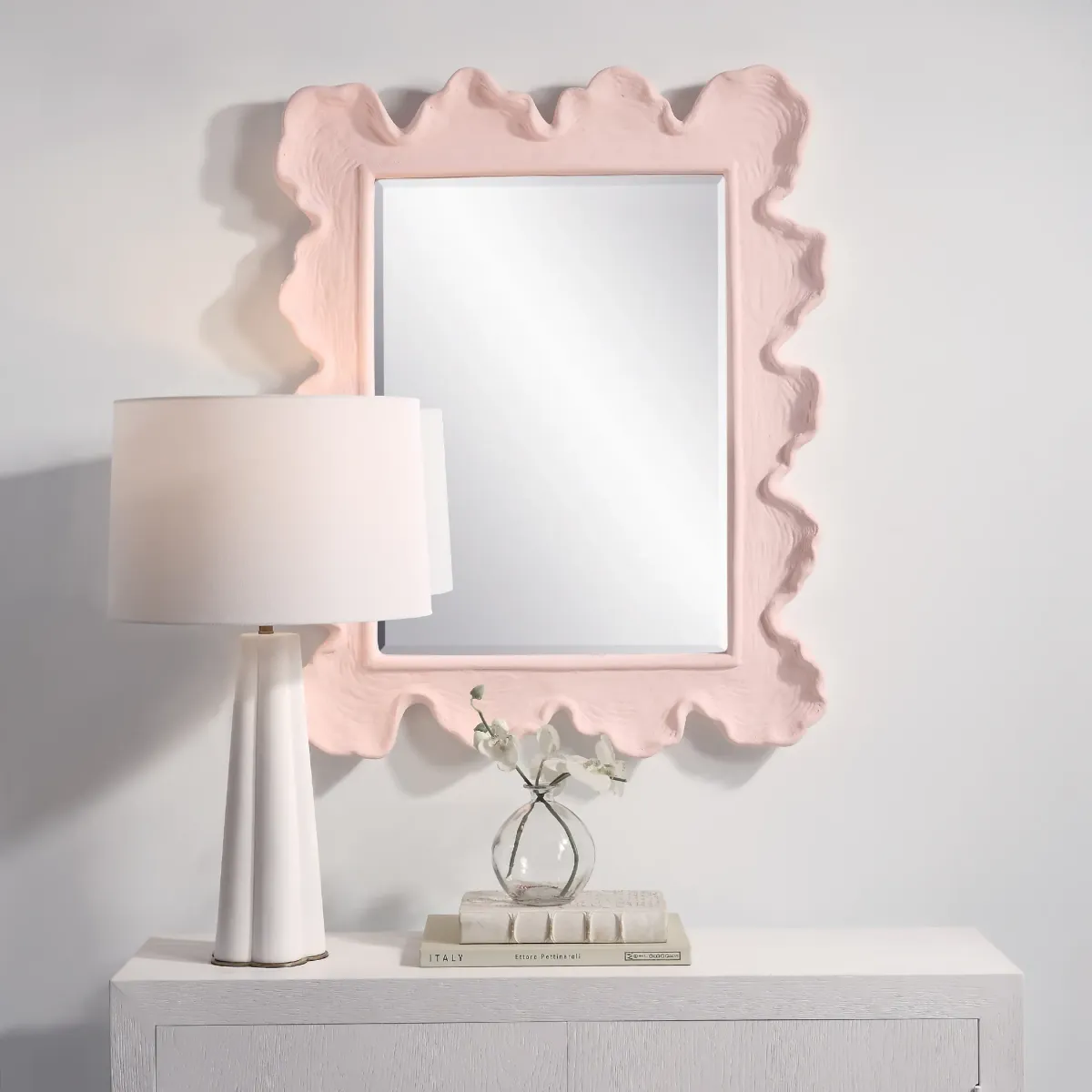 Sea Coral Pink Mirror