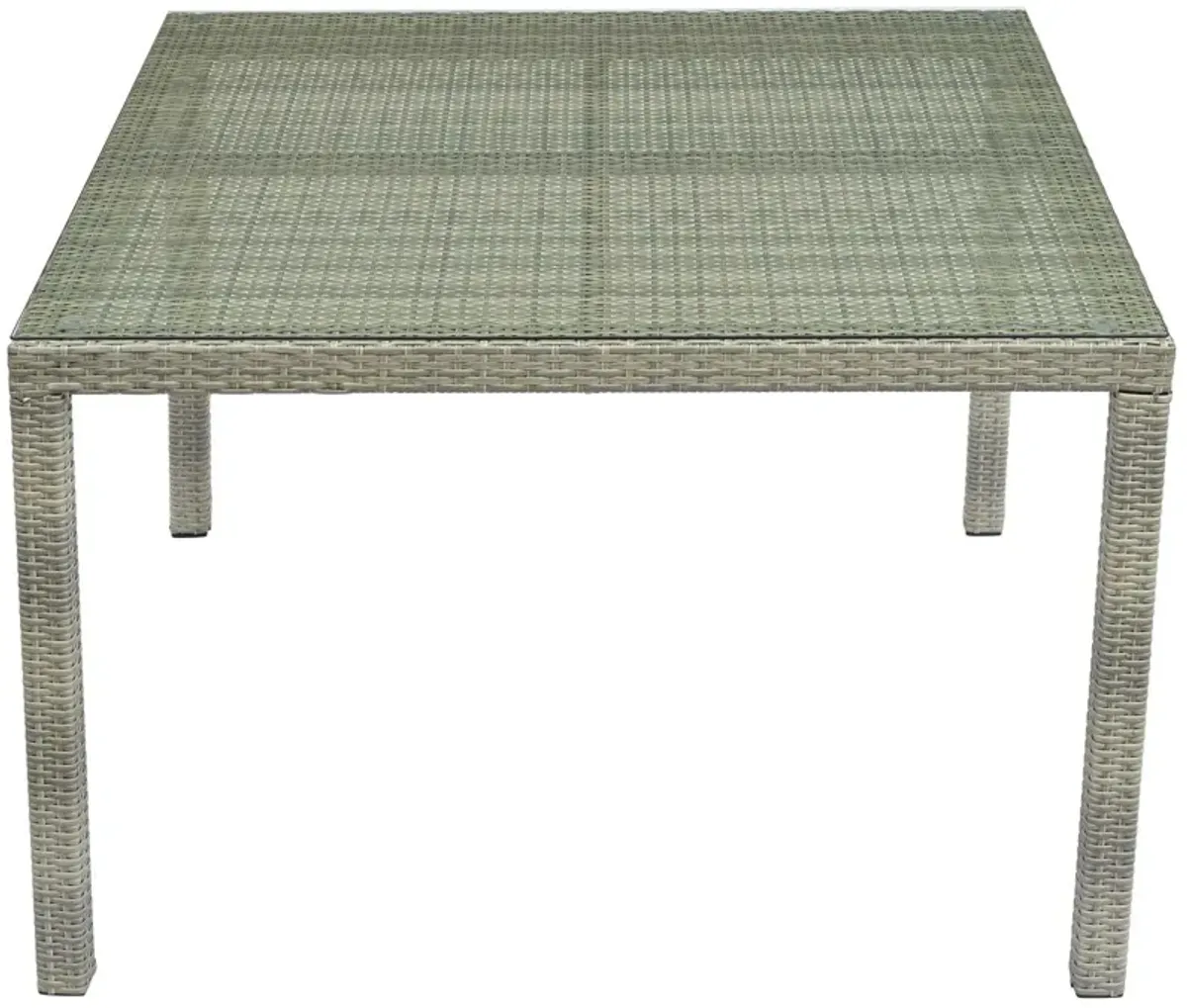 Conduit 47" Square Outdoor Patio Wicker Rattan Table