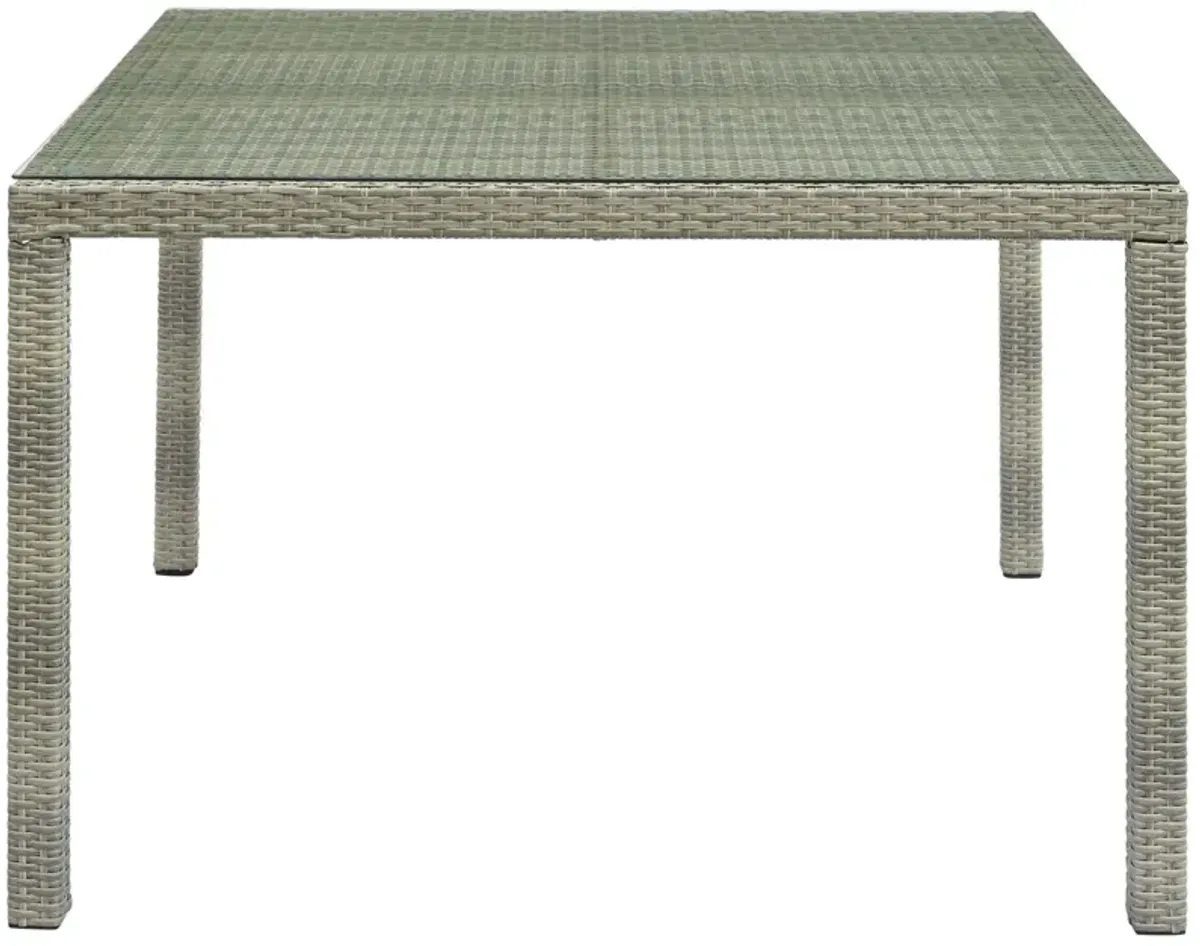 Conduit 47" Square Outdoor Patio Wicker Rattan Table