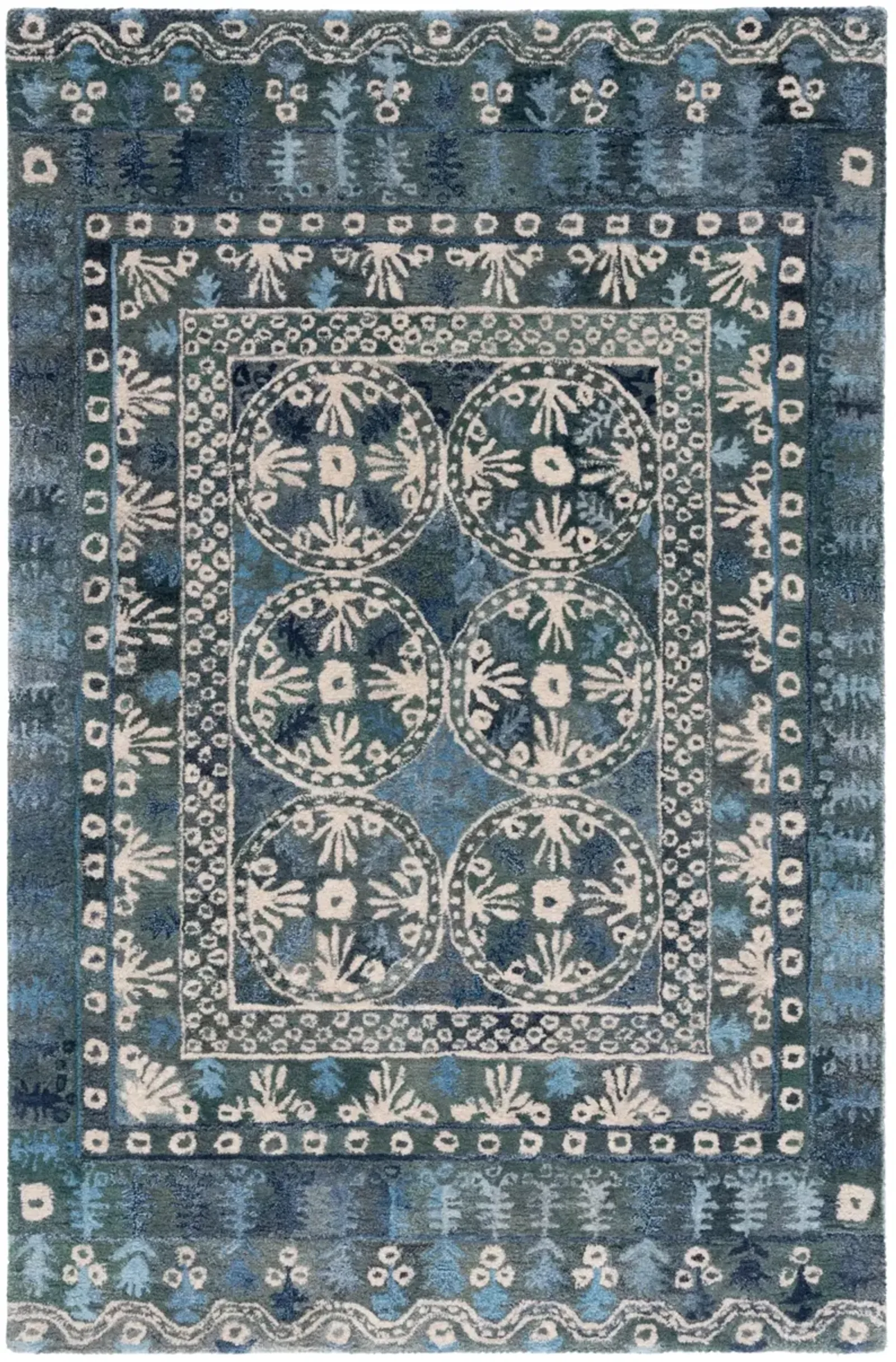 ANATOLIA 410 NAVY  3' x 5' Small Rectangle Rug