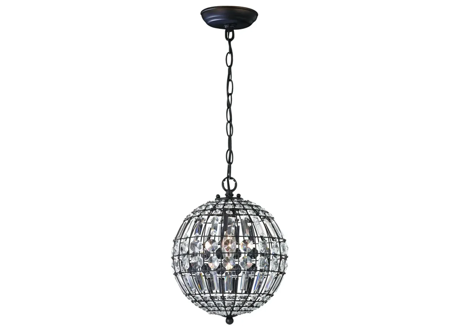 Talgarth 10.25" Wide 1-Light Mini Pendant - Dark Bronze