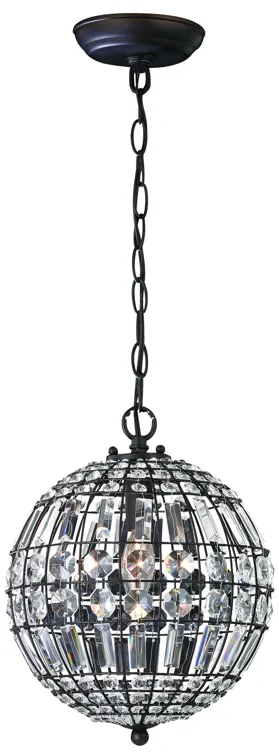 Talgarth 10.25" Wide 1-Light Mini Pendant - Dark Bronze