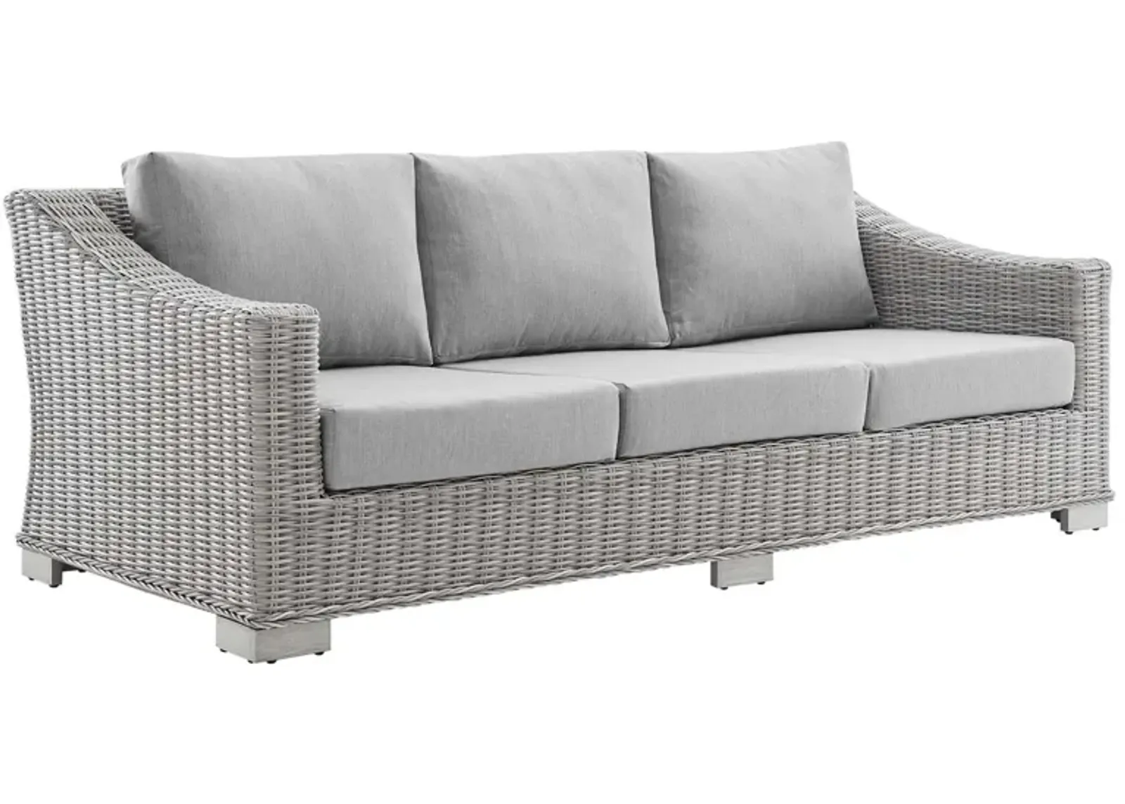 Conway Sunbrella® Outdoor Patio Wicker Rattan Sofa