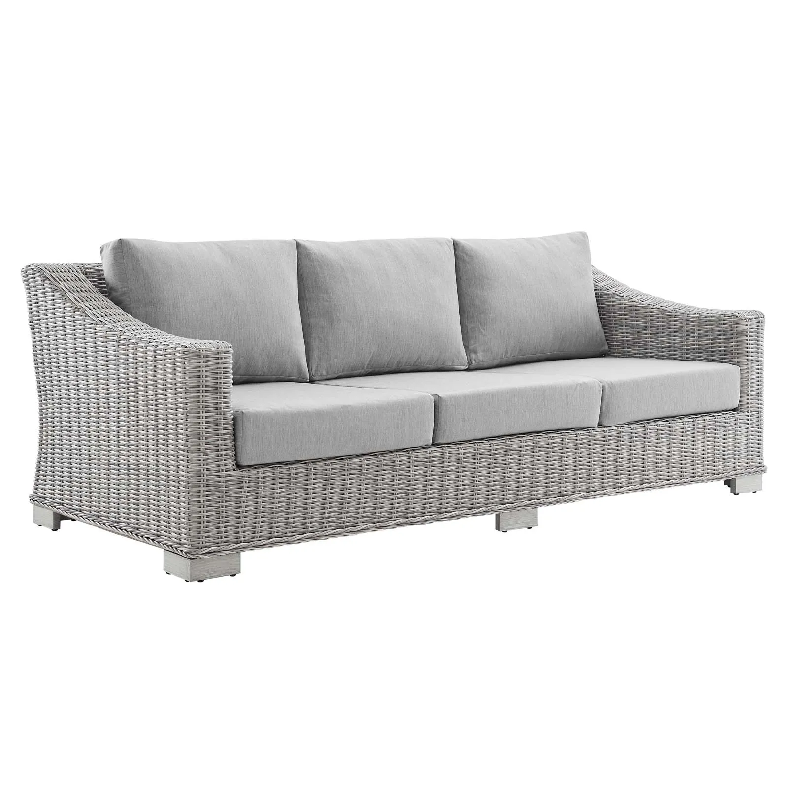 Conway Sunbrella® Outdoor Patio Wicker Rattan Sofa