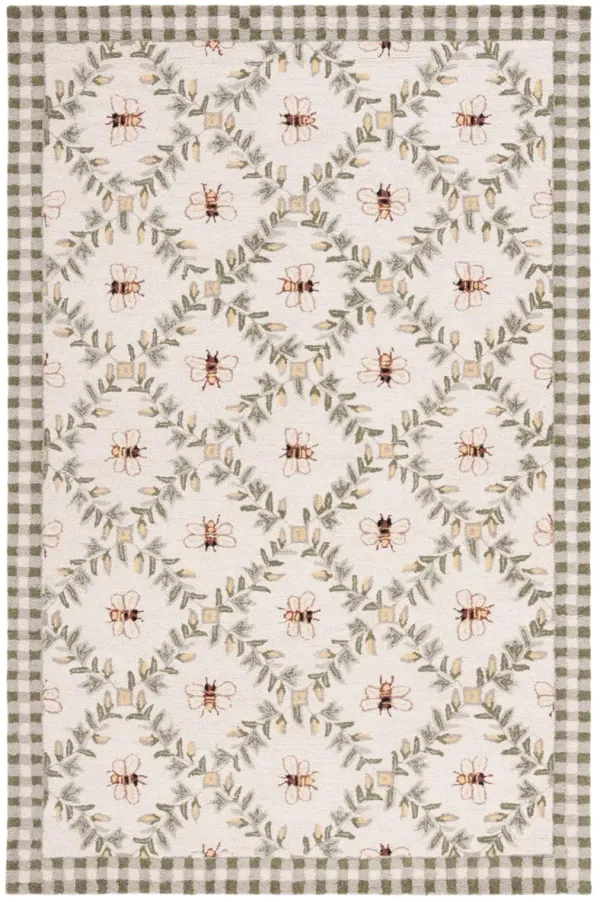 HK55 IVORY  10' x 14' Large Rectangle Rug