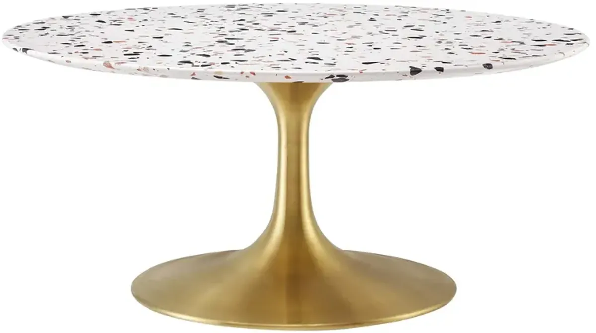 Lippa 36" Round Terrazzo Coffee Table