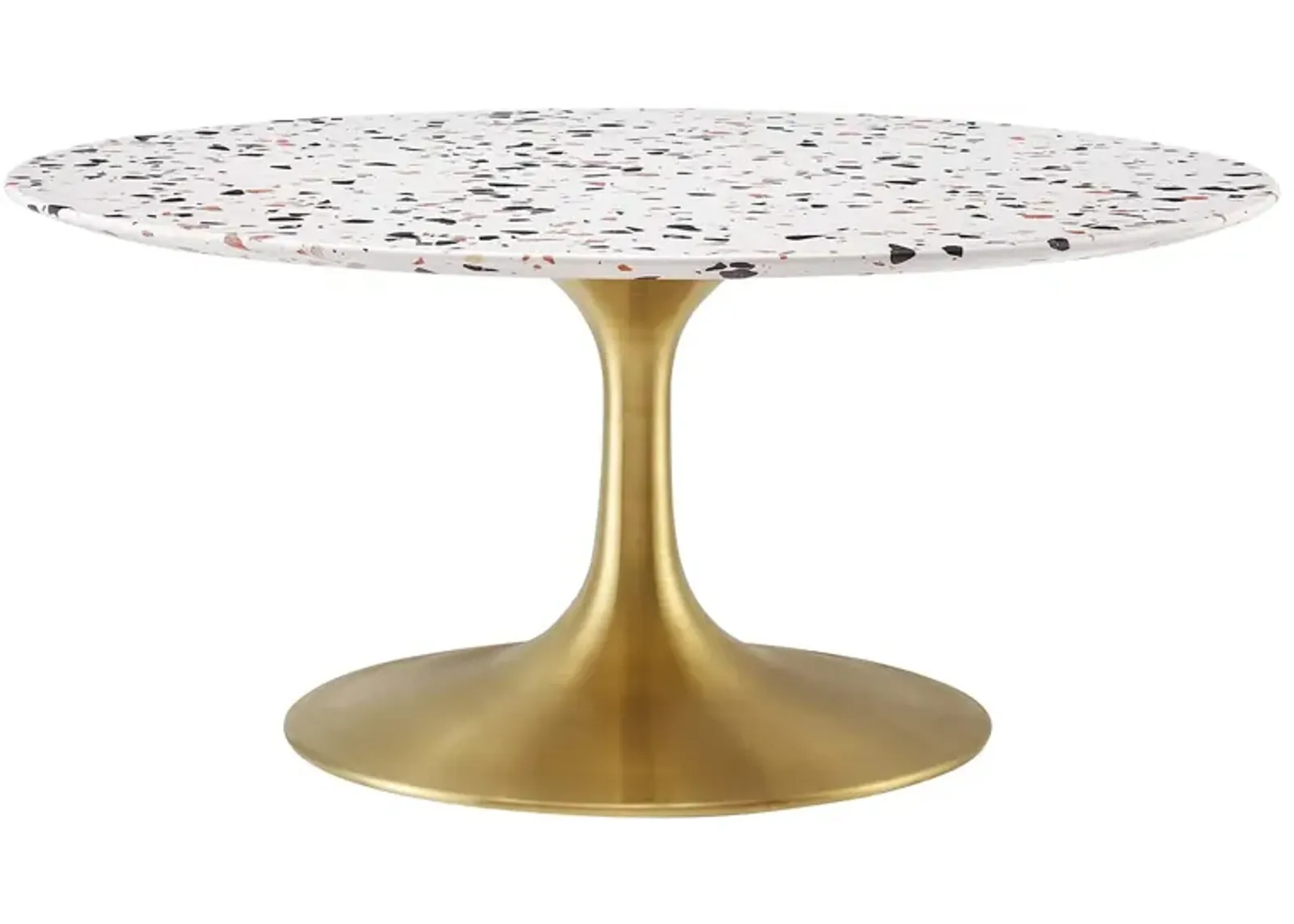 Lippa 36" Round Terrazzo Coffee Table