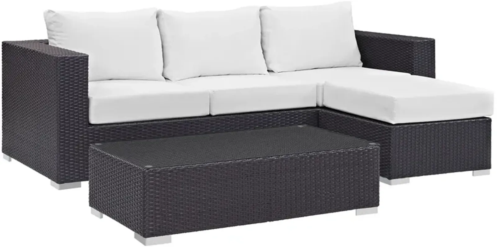 Convene 3 Piece Outdoor Patio Sofa Set