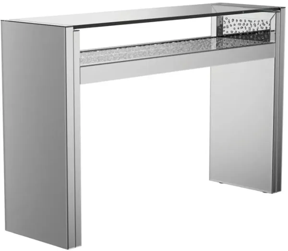 Edna 1-shelf Console Table Silver