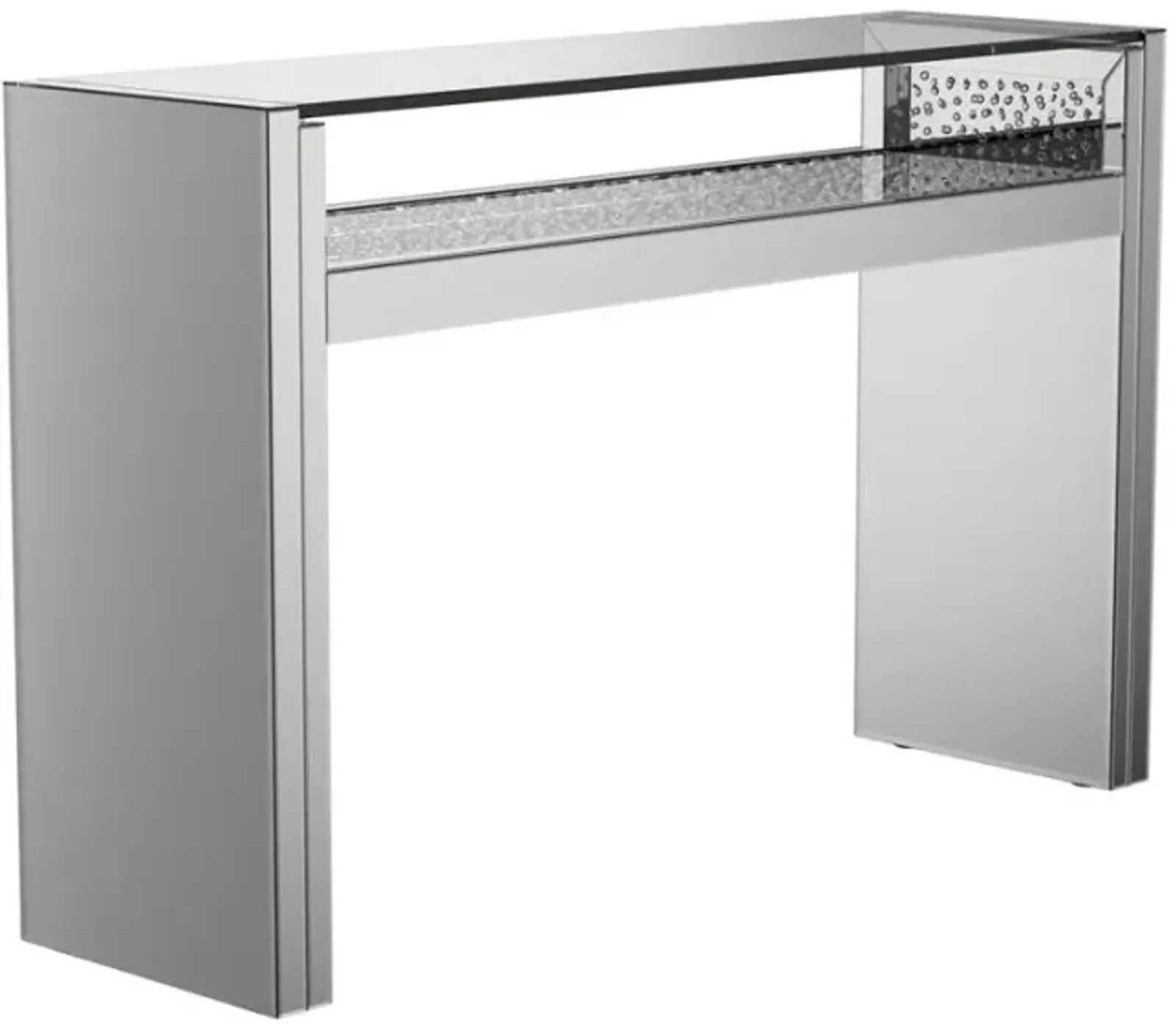 Edna 1-shelf Console Table Silver